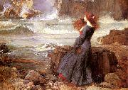 John William Waterhouse Miranda The Tempest oil